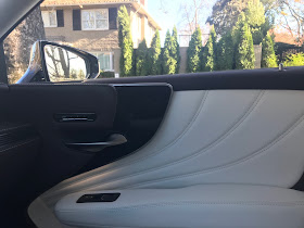 Door panel detail in 2020 Lexus LS 500