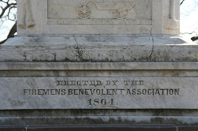 Volunteer Firefighters Monument - by Leonard W. Volk