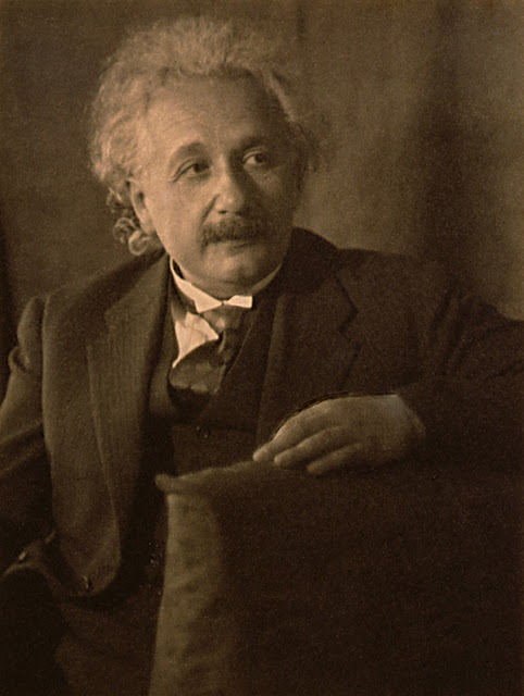 Photograph of Einstein