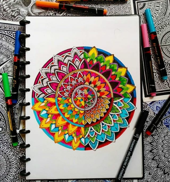 Mengenal Mandala Art dan Contoh karya Mandala Art Keren