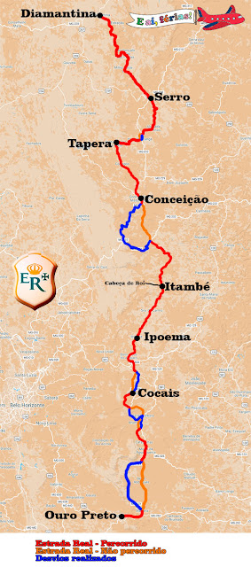 Caminho dos Diamantes, Estrada Real, Minas Gerais