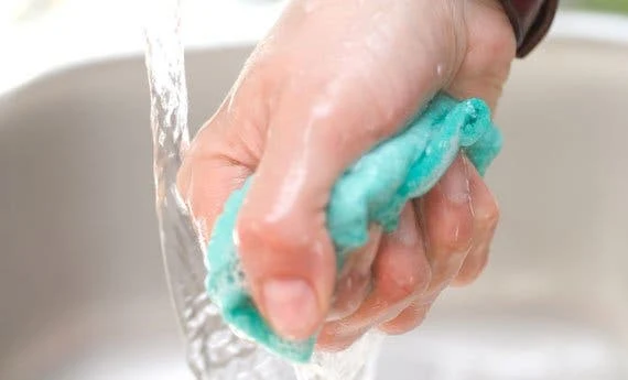 Disinfect rags and sponges