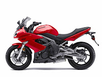 2009 red Kawasaki Ninja 650 cc Wallpapers 