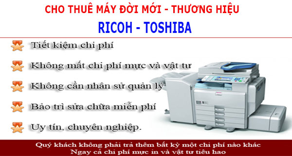 Chuyên sửa máy photocopy Ricoh Tân Bình