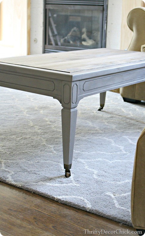 coffee table on wheels