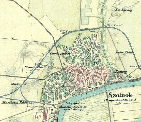 régi szolnok térkép A Szolnoki Szechenyi Varosresz A Kisgyep Tortenete Ahogy A Terkepek Mutatjak régi szolnok térkép