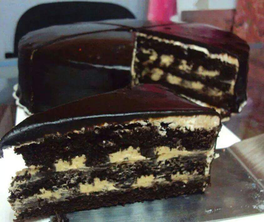 Kek Russia Black + Coklat Putih Sedap - Ohh Informasi
