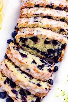 Blueberry Zucchini Bread with a Lemon Glaze will be one of the best quick breads you EVER make! Perfectly moist with two cups of zucchini hidden inside and bursting with fresh blueberries. The lemon…