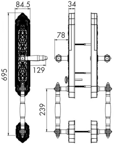 Khóa Cửa Thông Minh Avolock AC999F-S