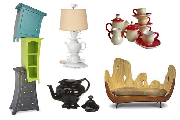 Alice in Wonderland inspired Furniture Thanks to Jujule Lemonie who 