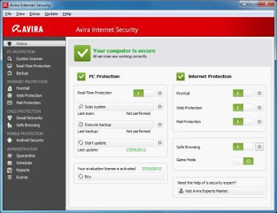 Avira Internet Security 2013 Full License Key