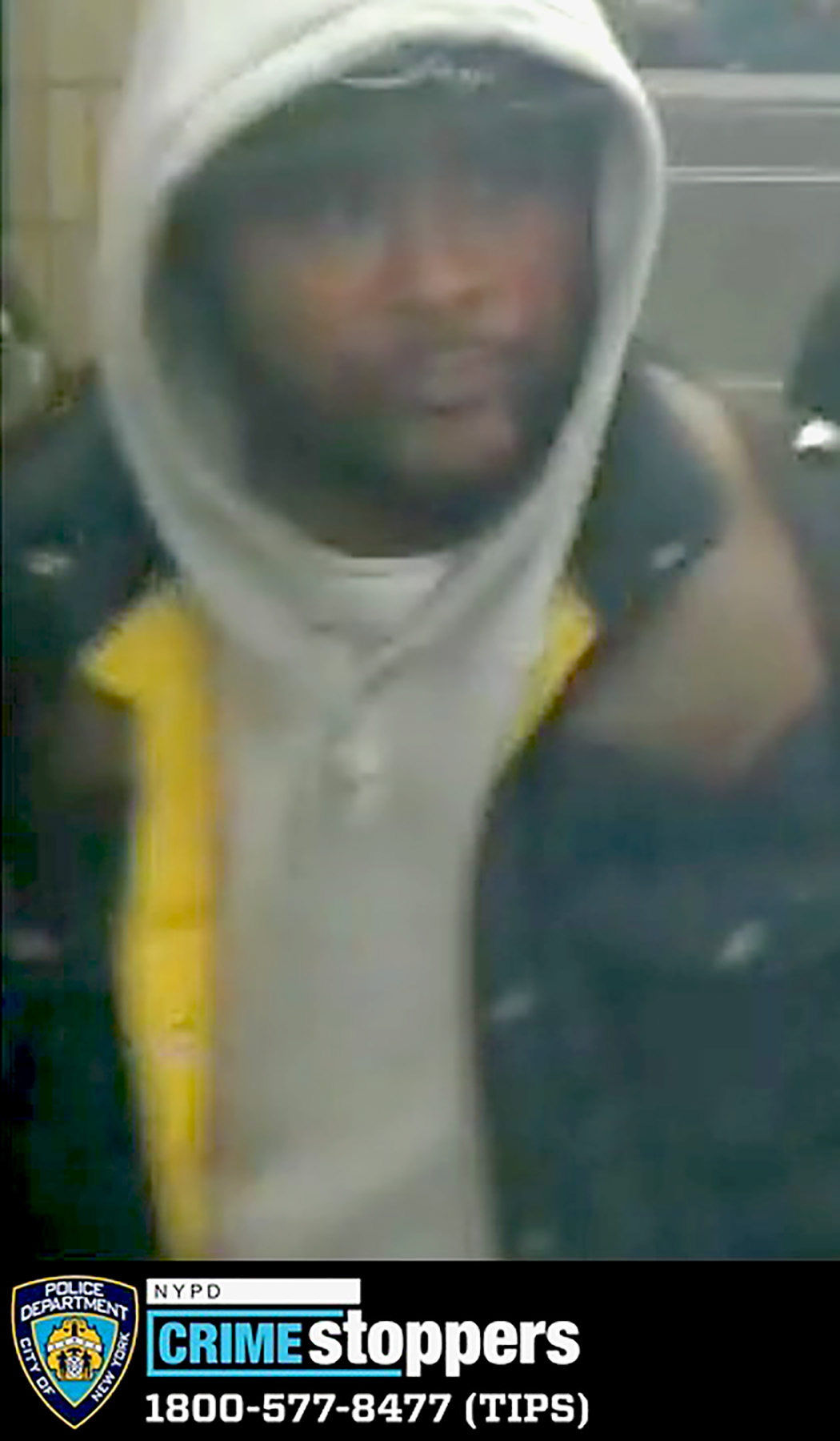 The NYPD is searching for this man in connection with an assault on an elderly subway rider. -Photo by NYPD