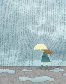 The Voice of the Rain freebie download illustration
