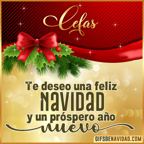 Te deseo una Feliz Navidad Cefas Te deseo una Feliz Navidad Cefas