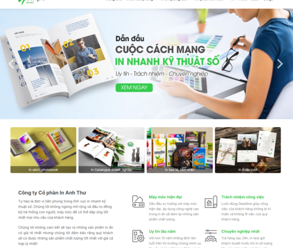 Template blogspot dịch vụ ngành in ấn