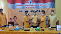 Ali Imron Plt Ketua Golkar Kota Metro