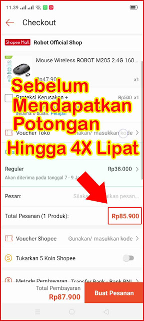 Cara Belanja Online Di Shopee Dengan Potongan Harga Sampai 4 Kali Lipat.