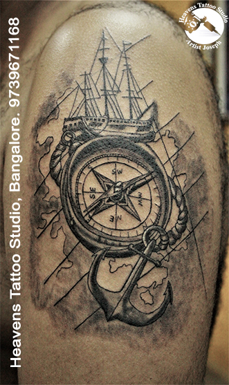 http://heavenstattoobangalore.in/best-compass-with-boat-tattoo-at-heavens-tattoo-studio-bangalore/