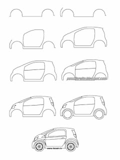 Simple Drawing For Car