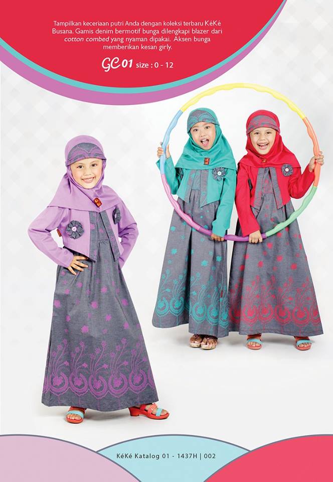 KEKE  KATALOG 01 1437 H 2019 Busana  Muslim  Trendy dan 