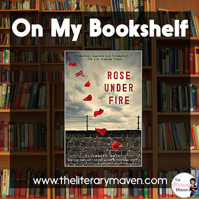 Rose Under Fire by Elizabeth Wein is set during WWII and features young women in non-traditional roles. As a female pilot, Rose can only transport planes, not engage in combat, but when she goes astray on a mission, she is forced into enemy territory and eventually taken to a concentration camp. Read on for more of my review and ideas for classroom application.