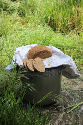 Cuillère et saladier : Soda bread citron thym vegan