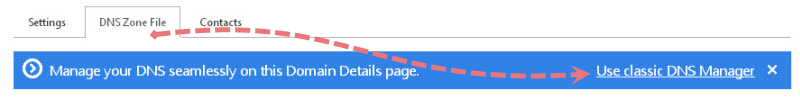 use classic dns manager
