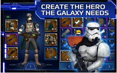  pada kesempatan ini aku akan membagikan sebuah Game RPG yang sangat seru dan menyenangka Star Wars Uprising v3.0.1 (MOD God Mode)