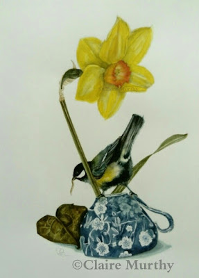 watercolour bird art