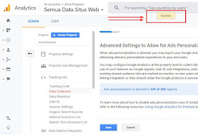 aktivasi tracking data demografi google analytic