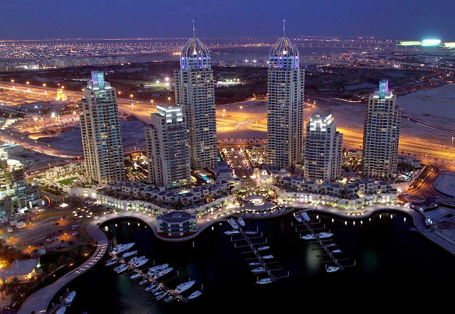 Dubai-Marina-Night View