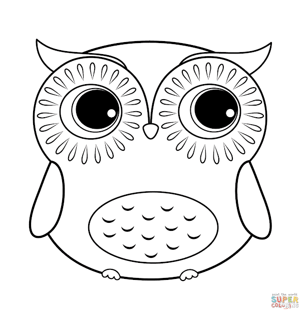 Owls Coloring Pages
