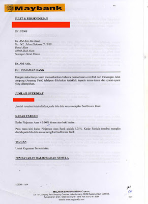 Contoh Surat Lamaran Maybank