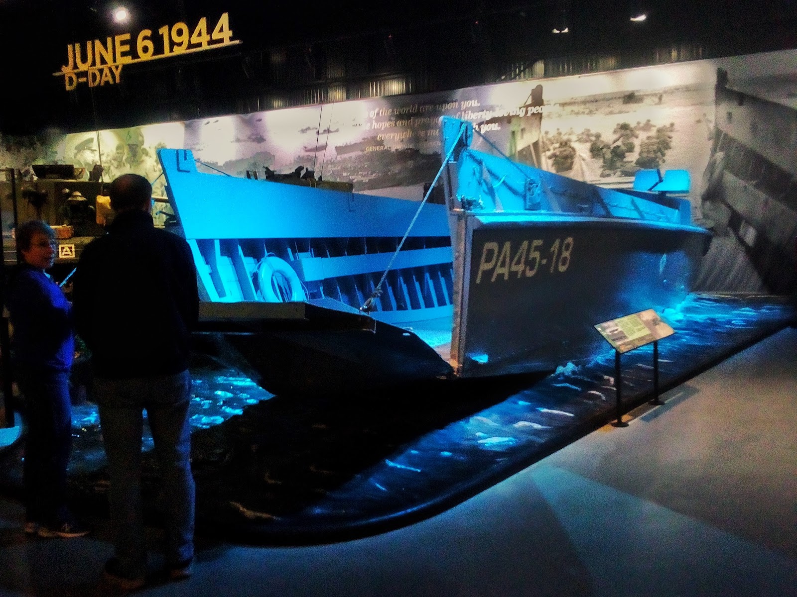 Higgins Boat from Normandy D-Day Invasion Used by the USA