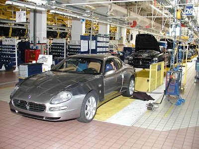 Maserati factory Italy