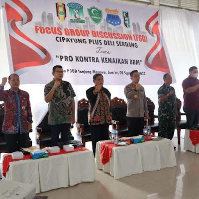 Pasca BBM Naik, Polresta Deli Serdang & Pemkab Adakan FGD