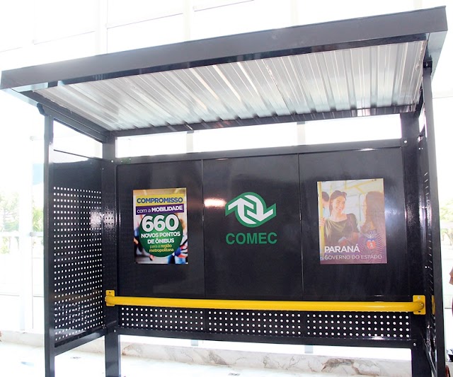 COMEC entrega 60 novos pontos de ônibus para Prefeita Beti Pavin instalar em Colombo