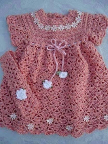 crochet patterns,crochet baby dress,vintage crochet baby dress pattern,