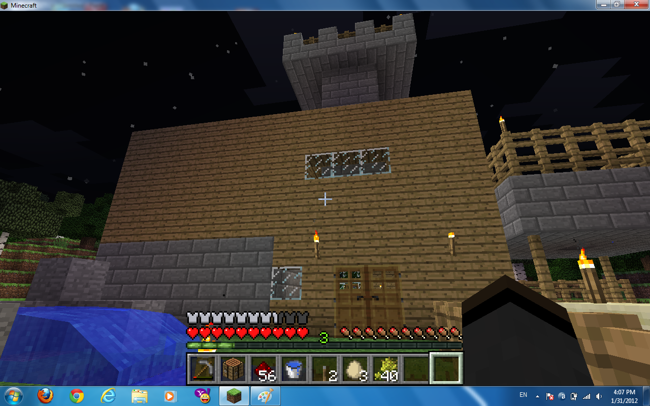 Minecraft Chicken Coop A chicken coop: