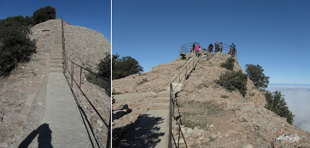 Muntanyes de Montserrat, des del Camí Nou de Sant Joan a Sant Jeroni; escales fins al Cim i Mirador de Sant Jeroni