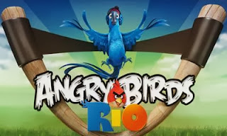 Screenshots of the Angry Birds Rio for Android tablet, phone.