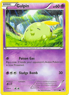 Gulpin Phantom Forces Pokemon Card