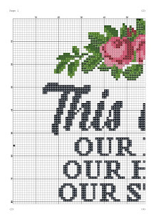 This is us housewarming cross stitch pattern - Tango Stitch