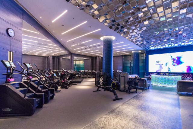 fitness gym at W Hotel Xi'an China