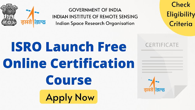 ISRO Certification Courses With Free