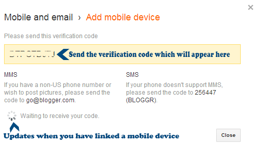 verification code