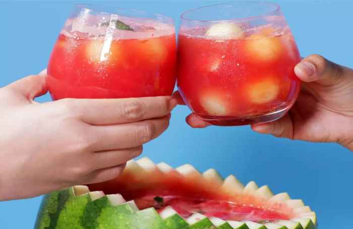 Resep Cara Membuat Punch Semangka (watermelon)