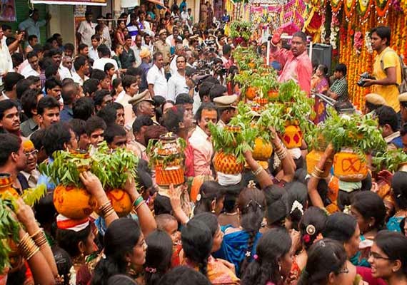 Bonalu : Telangana celebrates its first grand state festival 'Bonalu'
