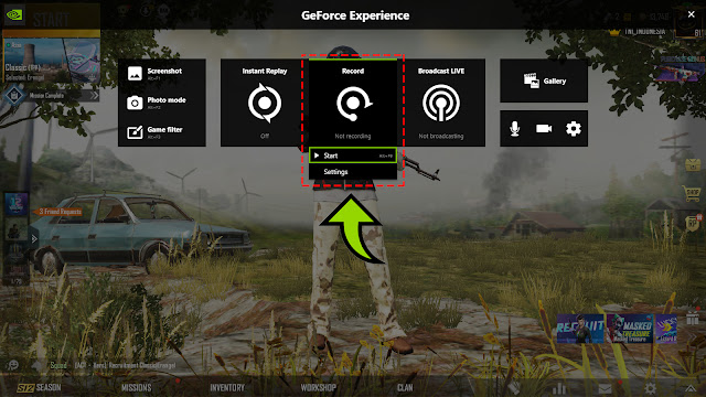 Memulai Merekam Geforce Experience ShadowPlay