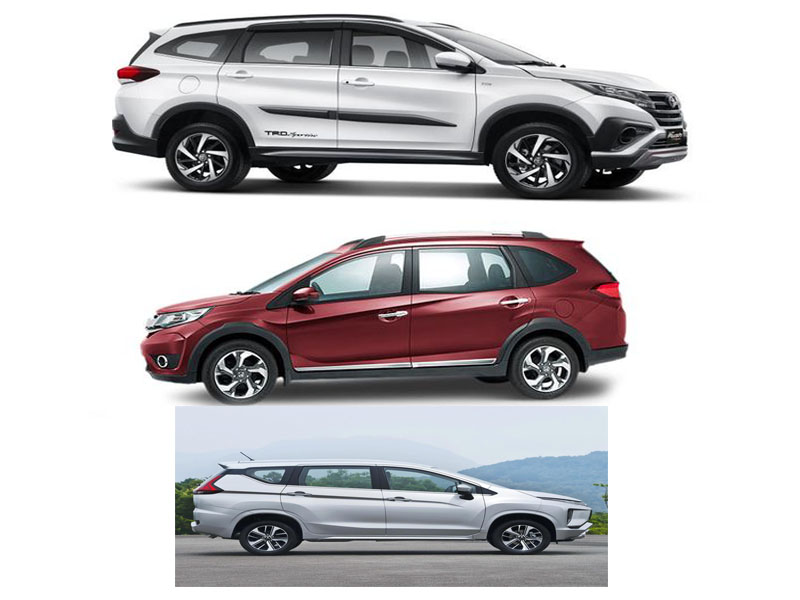 Komparasi Toyota Rush vs Daihatsu Terios vs Honda BRV vs 